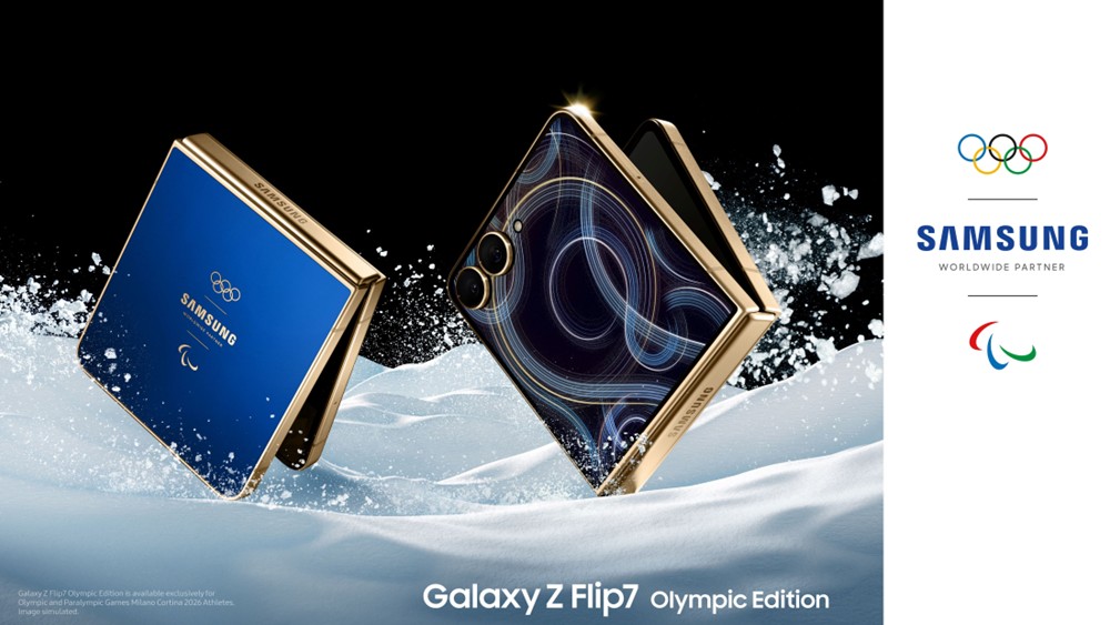 Galaxy Z Flip 7 Edition Olympique : le smartphone doré offert aux 3800 athlètes