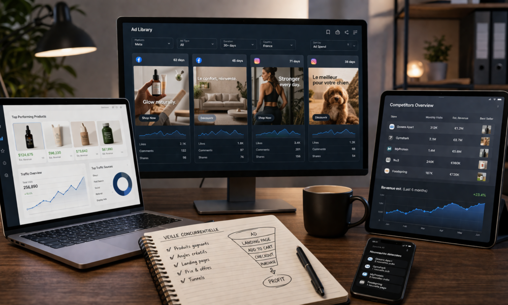 Veille e-commerce 2026 : quels outils choisir pour scaler sa boutique Shopify